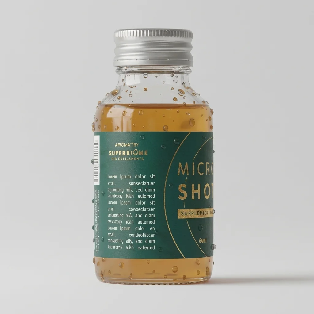 Superbiome Micro Shot bottle, 60 mL
